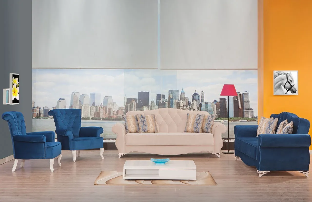 Asil Modern Chester Sofa Set (3+3+1+1) Model 5 — Inegol Export — Furniture, Bedroom Suites, Sofa Sets & Carpets | COIDET & ATC