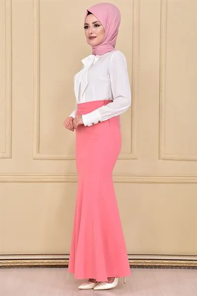 Mermaid Skirt Powder Pink Asm105511 B — Export Series 1 — Women's Fashion, Evening Gowns, Modest Wear & Hajj Clothing | COIDET & ATC