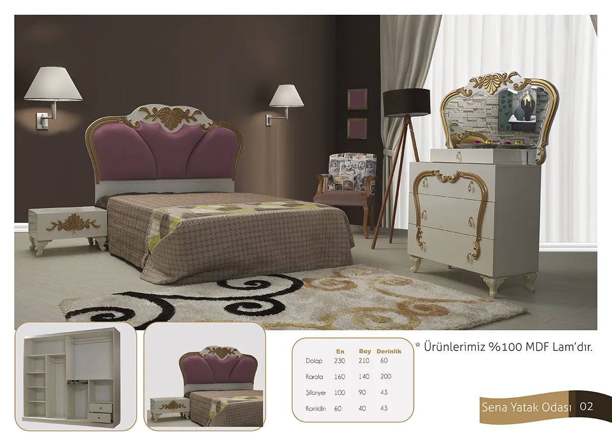 Inegol & Kayseri Luxury Furniture Collection Model 124 — Furniture, Bedroom Suites, Sofa Sets & Carpets | COIDET & ATC