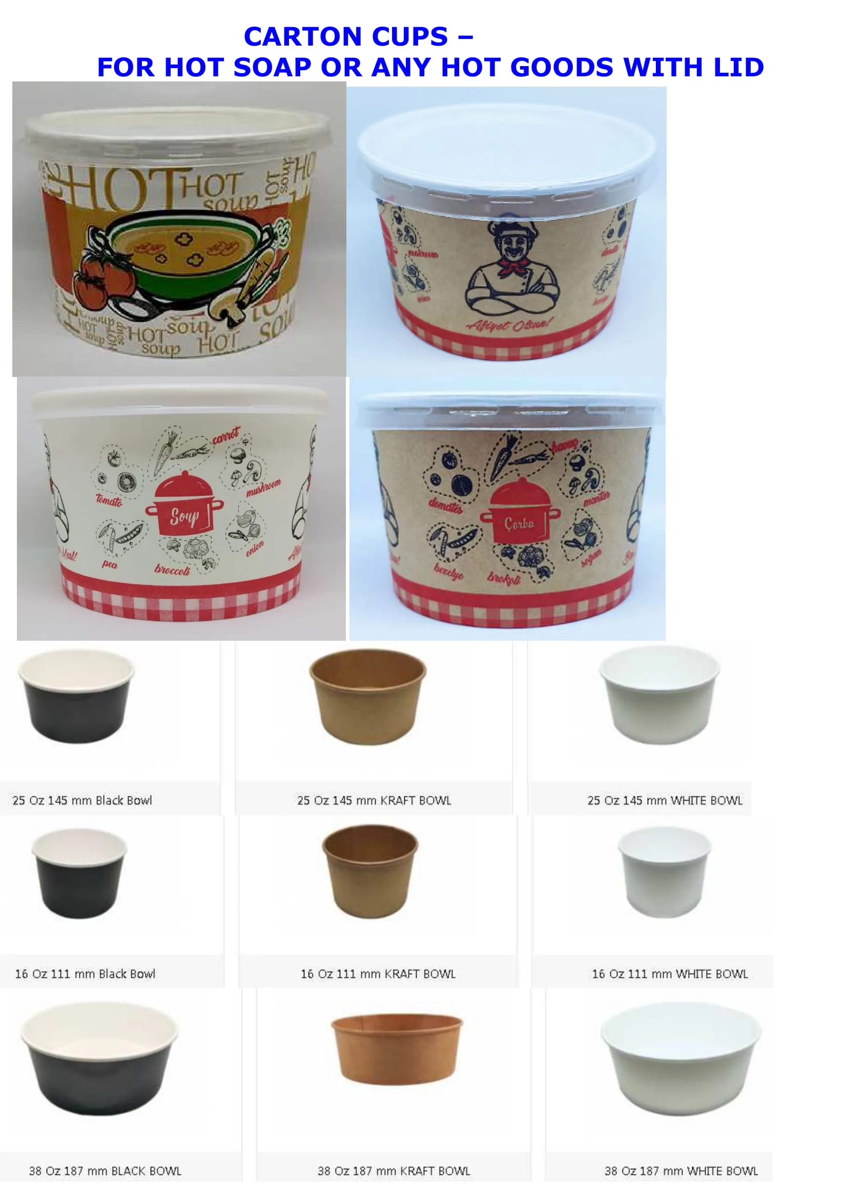 Custom Printed Hot/Cold Paper Cup Series Size 4 — Disposable Packaging, Paper Cups & Stationery | COIDET & ATC