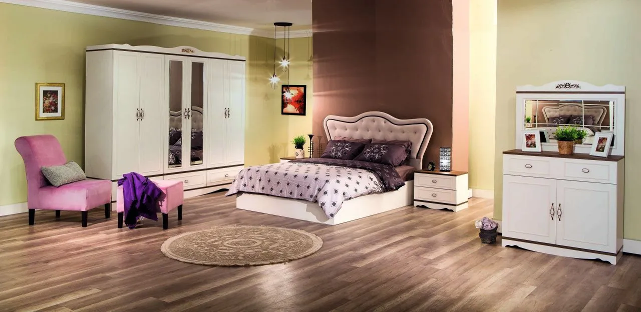 Country Luxury Wooden Bedroom Set & Wardrobe — Furniture, Bedroom Suites, Sofa Sets & Carpets | COIDET & ATC