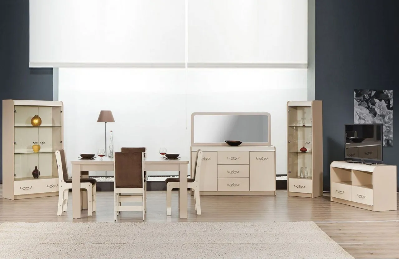 Diva Solid Wood Dining Room & Extendable Table Set — Furniture, Bedroom Suites, Sofa Sets & Carpets | COIDET & ATC
