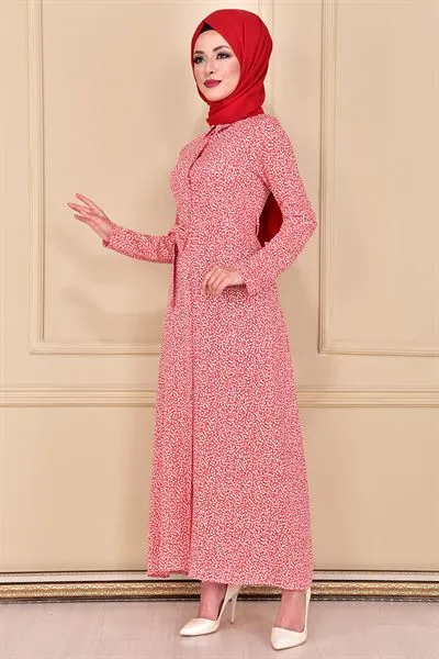 Buttoned Dress Sag2287 B — Export Series 79 — Women's Fashion, Evening Gowns, Modest Wear & Hajj Clothing | COIDET & ATC
