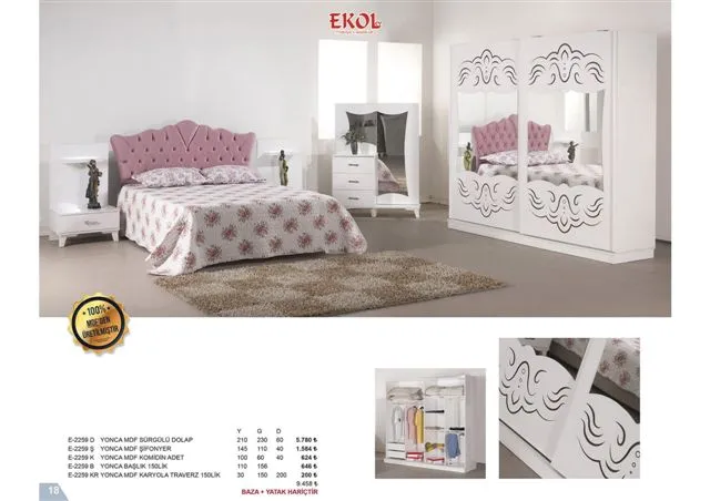 Ekol Ergonomic Storage Bed, Headboard & Armchair Series No: 018 — Furniture, Bedroom Suites, Sofa Sets & Carpets | COIDET & ATC
