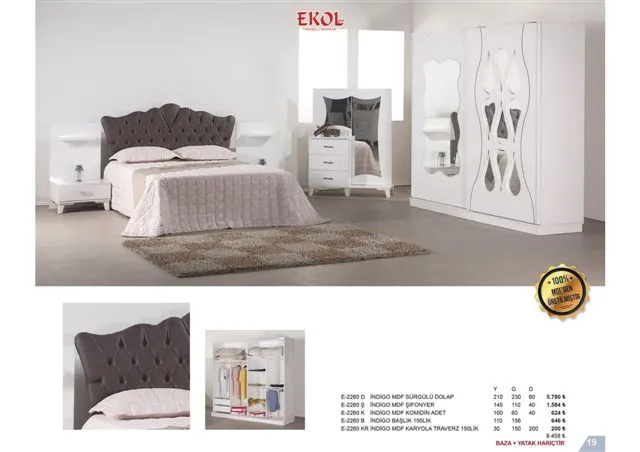 Ekol Ergonomic Storage Bed, Headboard & Armchair Series No: 019 — Furniture, Bedroom Suites, Sofa Sets & Carpets | COIDET & ATC