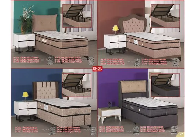 Ekol Ergonomic Storage Bed, Headboard & Armchair Series No: 127 — Furniture, Bedroom Suites, Sofa Sets & Carpets | COIDET & ATC