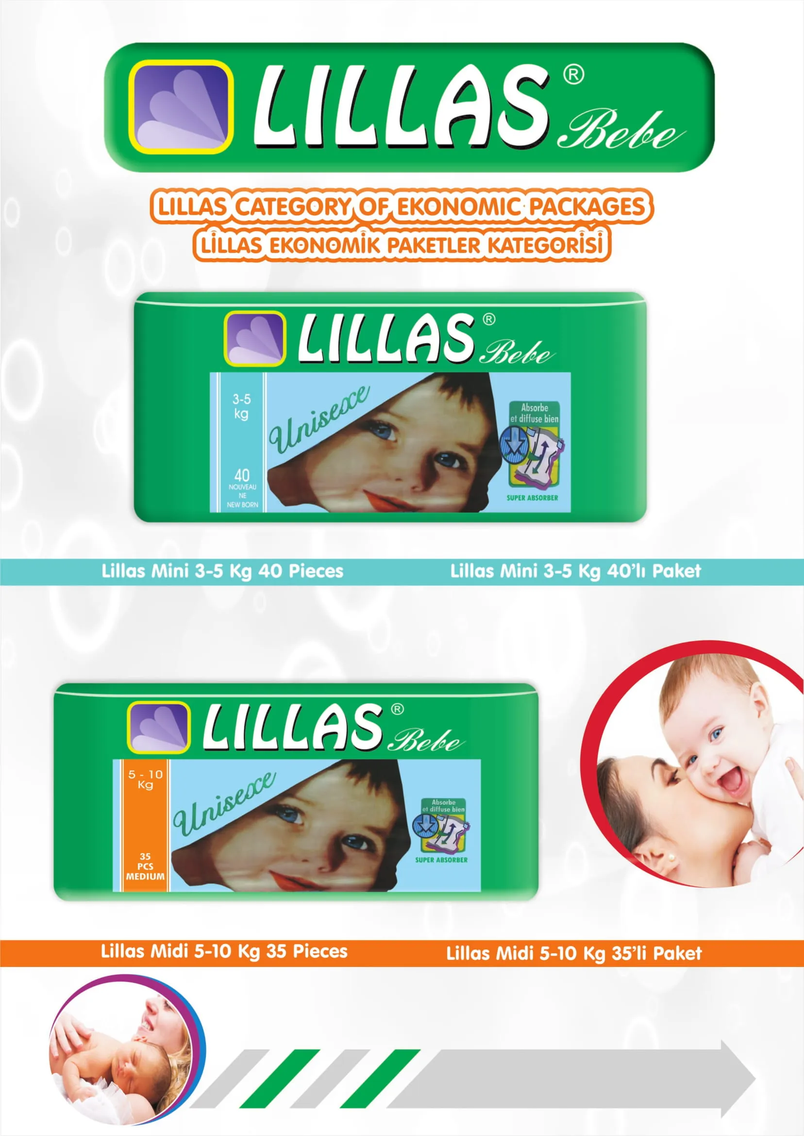 Ultra Absorbent Breathable Baby Diapers Export Pack Model 19 — Cleaning Products, Baby Diapers & Personal Care | COIDET & ATC