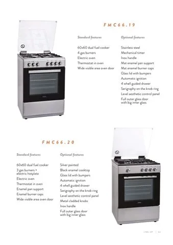 4-Burner Gas Freestanding Cooker & Grill (LPG/Natural Gas) Model 126 — Major Appliances, Refrigeration & Consumer Electronics | COIDET & ATC