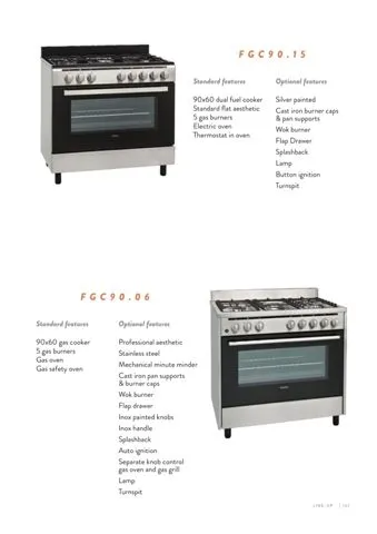 4-Burner Gas Freestanding Cooker & Grill (LPG/Natural Gas) Model 161 — Major Appliances, Refrigeration & Consumer Electronics | COIDET & ATC