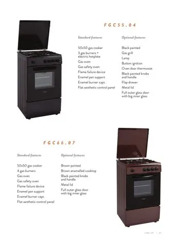 4-Burner Gas Freestanding Cooker & Grill (LPG/Natural Gas) Model 184 — Major Appliances, Refrigeration & Consumer Electronics | COIDET & ATC