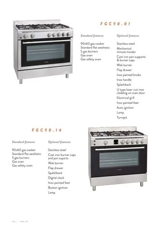 4-Burner Gas Freestanding Cooker & Grill (LPG/Natural Gas) Model 116 — Major Appliances, Refrigeration & Consumer Electronics | COIDET & ATC