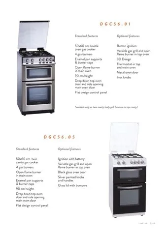 4-Burner Gas Freestanding Cooker & Grill (LPG/Natural Gas) Model 20 — Major Appliances, Refrigeration & Consumer Electronics | COIDET & ATC
