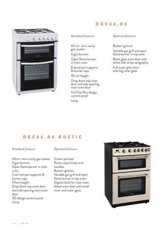 4-Burner Gas Freestanding Cooker & Grill (LPG/Natural Gas) Model 70 — Major Appliances, Refrigeration & Consumer Electronics | COIDET & ATC