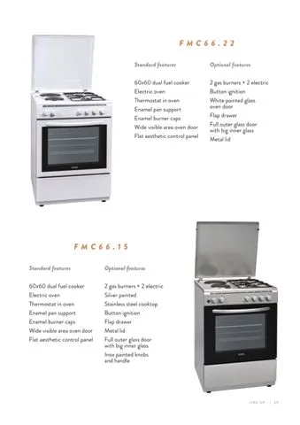 4-Burner Gas Freestanding Cooker & Grill (LPG/Natural Gas) Model 10 — Major Appliances, Refrigeration & Consumer Electronics | COIDET & ATC
