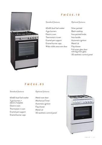 4-Burner Gas Freestanding Cooker & Grill (LPG/Natural Gas) Model 169 — Major Appliances, Refrigeration & Consumer Electronics | COIDET & ATC