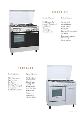 4-Burner Gas Freestanding Cooker & Grill (LPG/Natural Gas) Model 31 — Major Appliances, Refrigeration & Consumer Electronics | COIDET & ATC