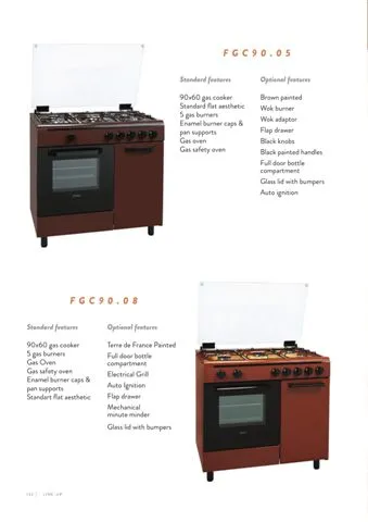4-Burner Gas Freestanding Cooker & Grill (LPG/Natural Gas) Model 97 — Major Appliances, Refrigeration & Consumer Electronics | COIDET & ATC