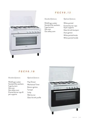 4-Burner Gas Freestanding Cooker & Grill (LPG/Natural Gas) Model 145 — Major Appliances, Refrigeration & Consumer Electronics | COIDET & ATC