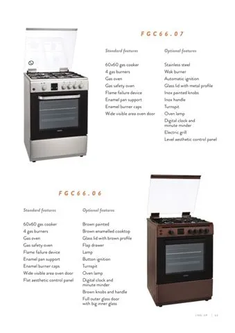 4-Burner Gas Freestanding Cooker & Grill (LPG/Natural Gas) Model 94 — Major Appliances, Refrigeration & Consumer Electronics | COIDET & ATC