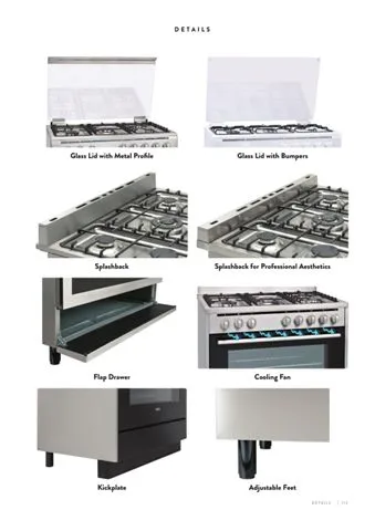 4-Burner Gas Freestanding Cooker & Grill (LPG/Natural Gas) Model 82 — Major Appliances, Refrigeration & Consumer Electronics | COIDET & ATC