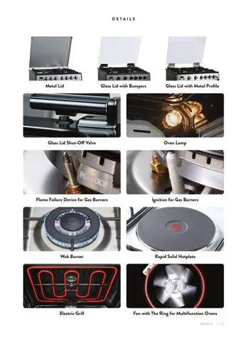 4-Burner Gas Freestanding Cooker & Grill (LPG/Natural Gas) Model 109 — Major Appliances, Refrigeration & Consumer Electronics | COIDET & ATC