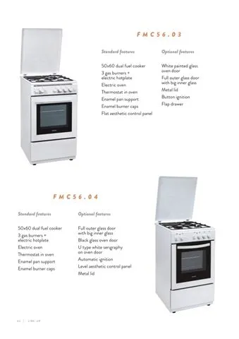 4-Burner Gas Freestanding Cooker & Grill (LPG/Natural Gas) Model 146 — Major Appliances, Refrigeration & Consumer Electronics | COIDET & ATC