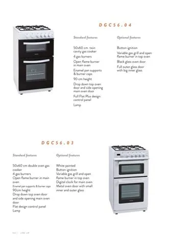 4-Burner Gas Freestanding Cooker & Grill (LPG/Natural Gas) Model 115 — Major Appliances, Refrigeration & Consumer Electronics | COIDET & ATC