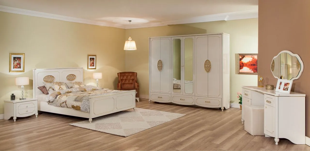 Haneden Luxury Wooden Bedroom Set & Wardrobe — Furniture, Bedroom Suites, Sofa Sets & Carpets | COIDET & ATC