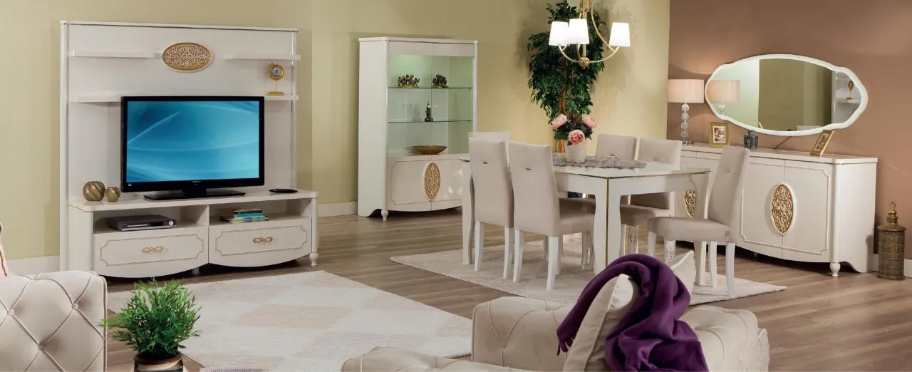 Haneden Solid Wood Dining Room & Extendable Table Set — Furniture, Bedroom Suites, Sofa Sets & Carpets | COIDET & ATC