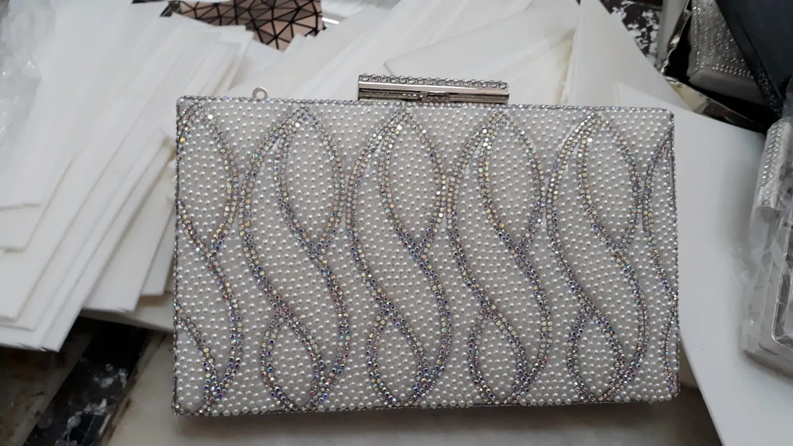 Luxury Rhinestone Evening Clutch & Gala Handbag Model 24 — Women's Handbags, Shoulder Bags & Evening Clutches | COIDET & ATC