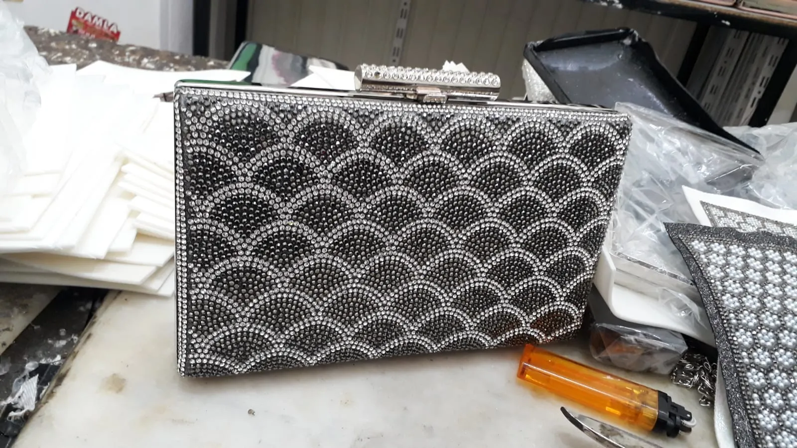 Luxury Rhinestone Evening Clutch & Gala Handbag Model 3 — Women's Handbags, Shoulder Bags & Evening Clutches | COIDET & ATC