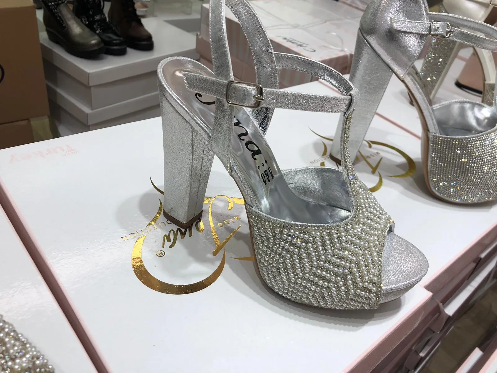Luxury Stone Embellished Bridal & Evening Shoes Model 45 — Casual, Bridal & Formal Evening Footwear Collections | COIDET & ATC