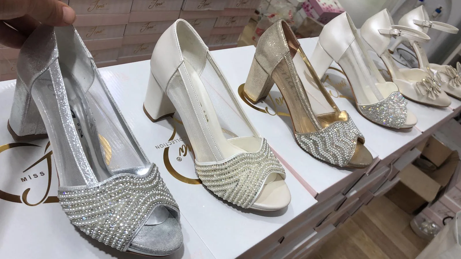 Luxury Stone Embellished Bridal & Evening Shoes Model 2 — Casual, Bridal & Formal Evening Footwear Collections | COIDET & ATC