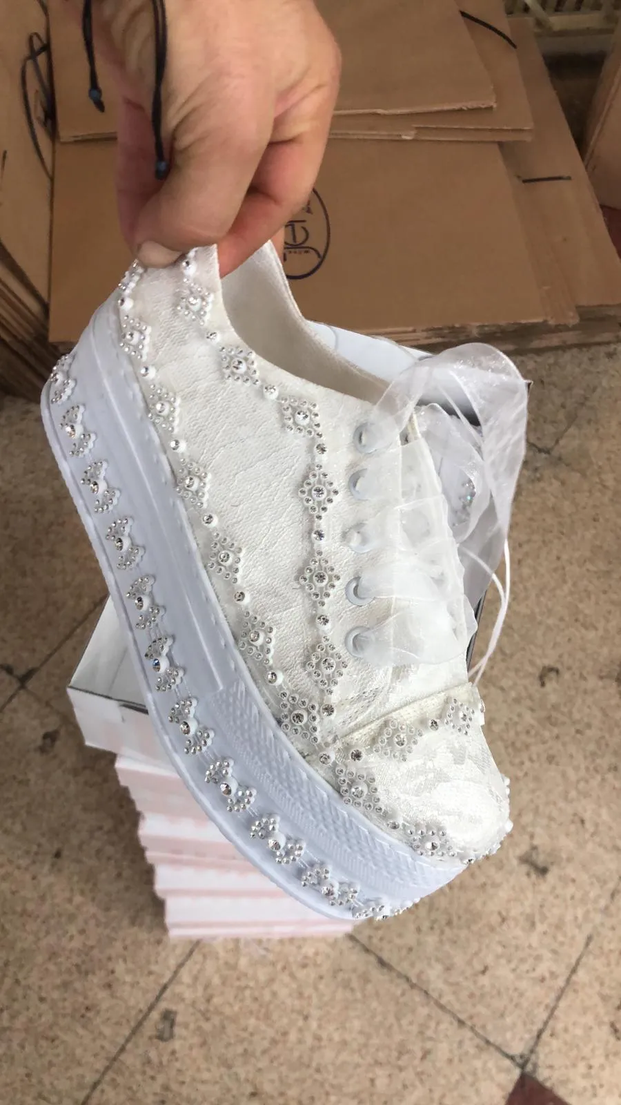 Luxury Stone Embellished Bridal & Evening Shoes Model 35 — Casual, Bridal & Formal Evening Footwear Collections | COIDET & ATC