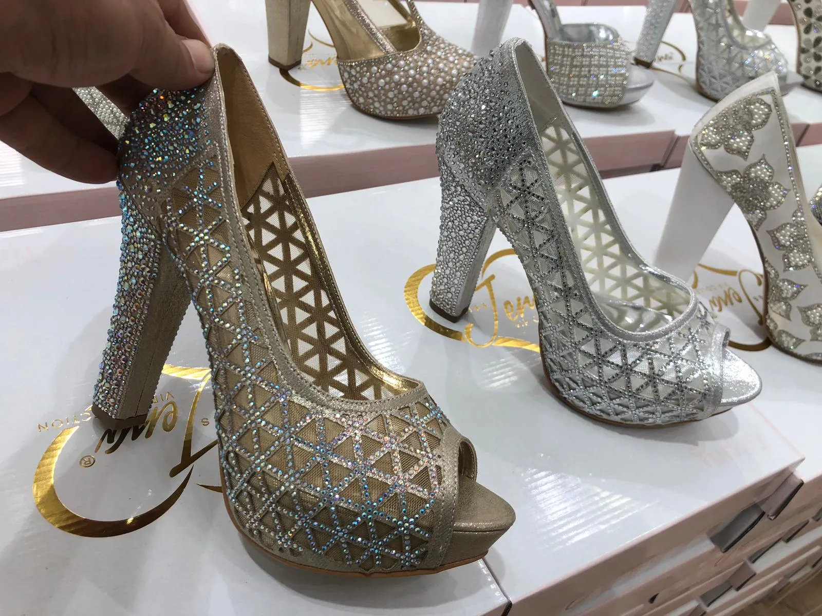 Luxury Stone Embellished Bridal & Evening Shoes Model 30 — Casual, Bridal & Formal Evening Footwear Collections | COIDET & ATC