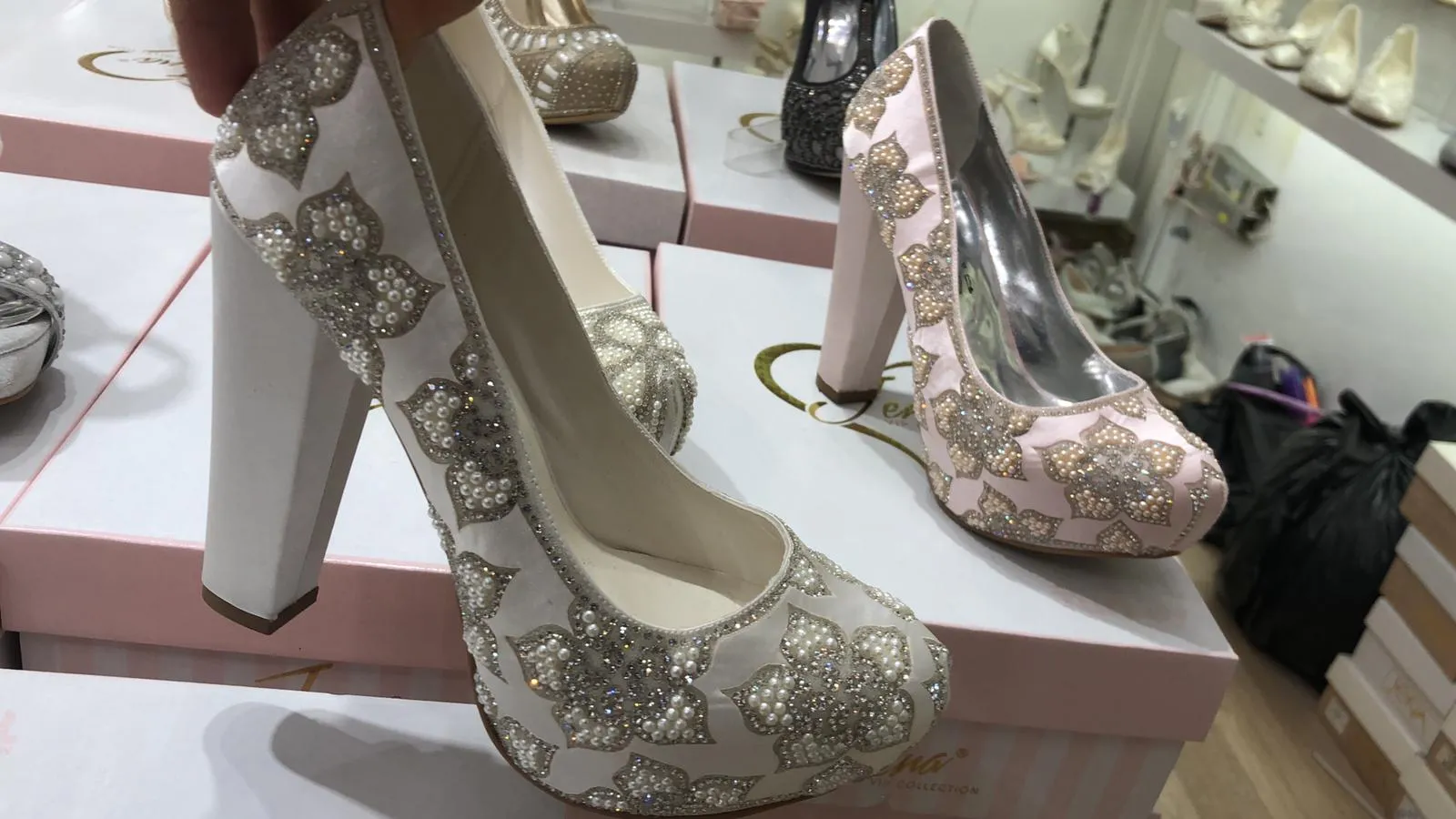 Luxury Stone Embellished Bridal & Evening Shoes Model 48 — Casual, Bridal & Formal Evening Footwear Collections | COIDET & ATC
