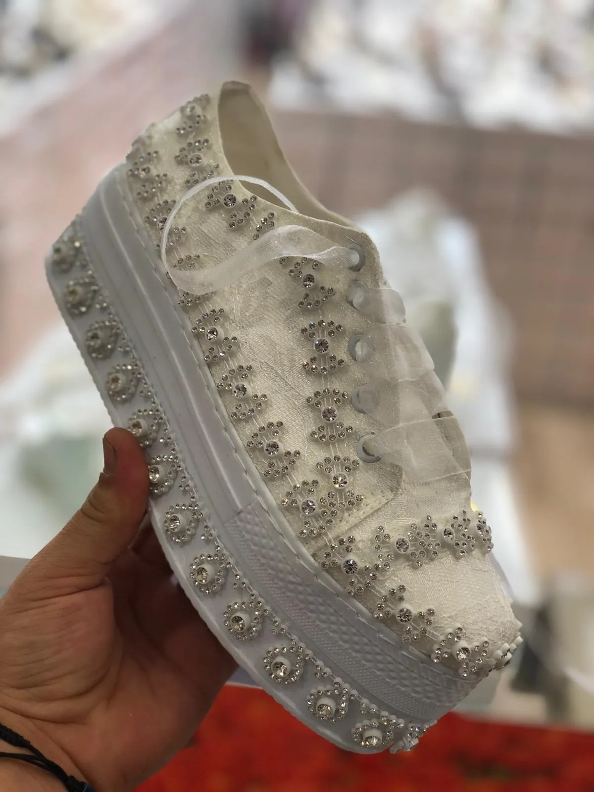 Luxury Stone Embellished Bridal & Evening Shoes Model 11 — Casual, Bridal & Formal Evening Footwear Collections | COIDET & ATC