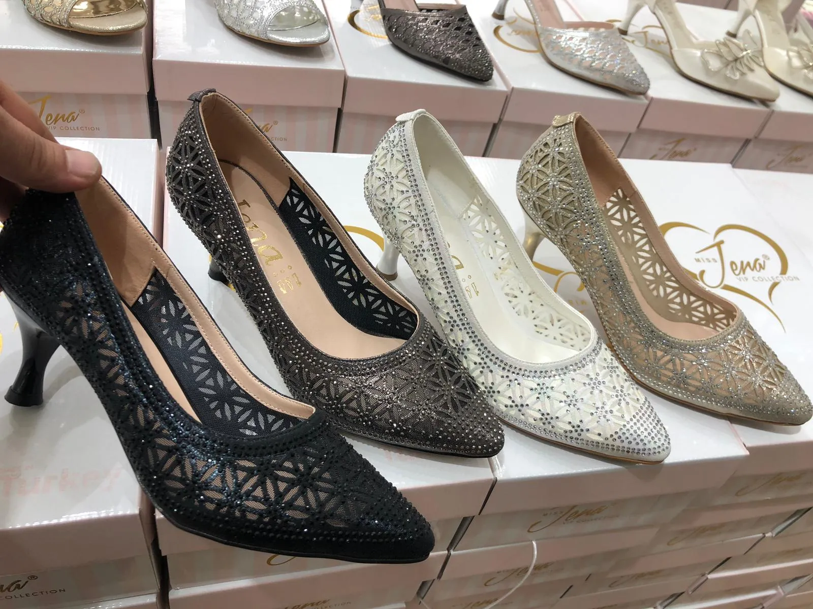 Luxury Stone Embellished Bridal & Evening Shoes Model 59 — Casual, Bridal & Formal Evening Footwear Collections | COIDET & ATC