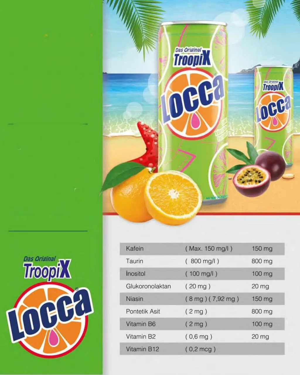 Locca & Full Fruit Carbonated Soft Drink & Energy Drink (250ml) Model 38 — Food, Pulses & Fast-Moving Consumer Goods | COIDET & ATC