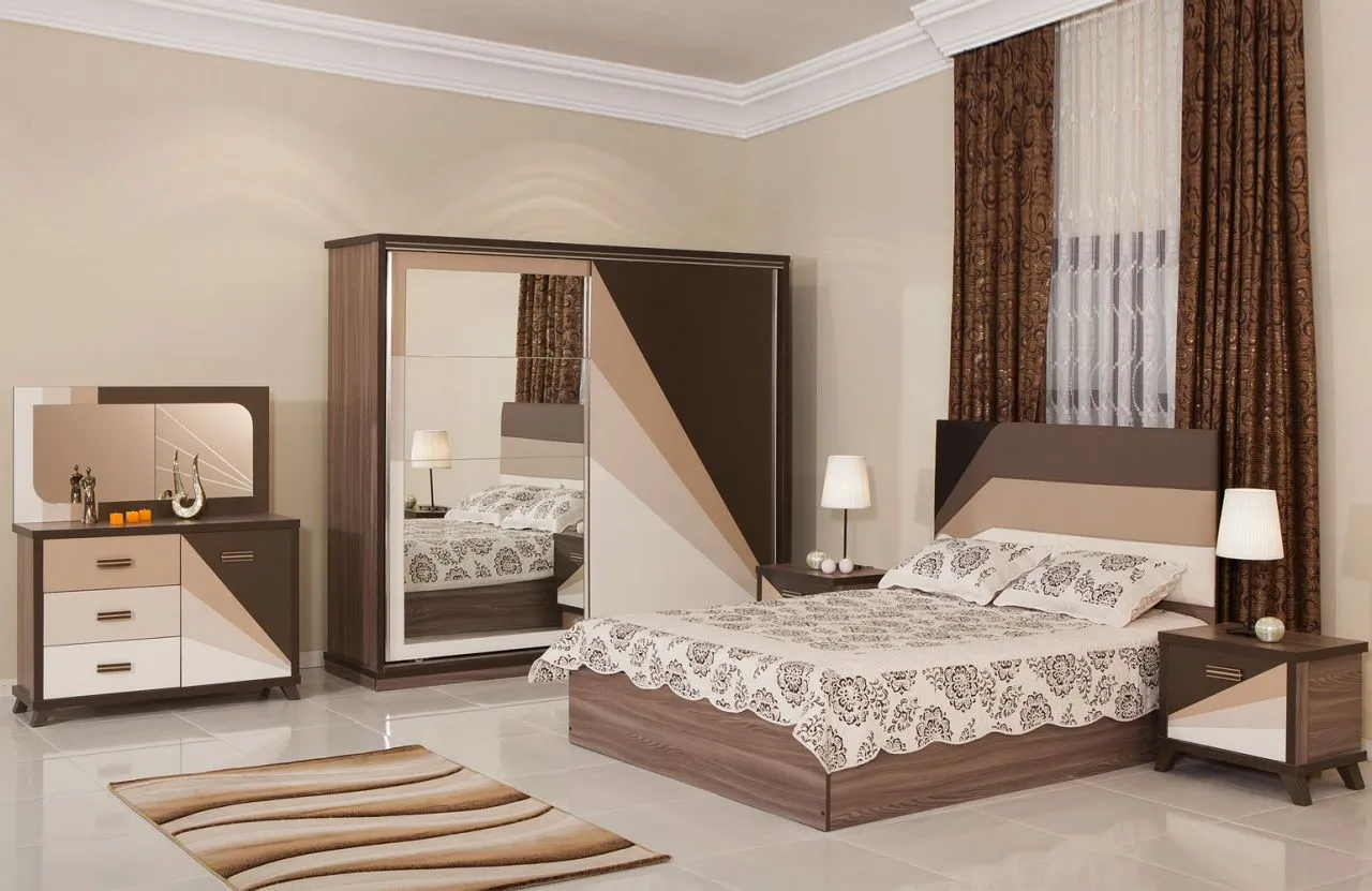 Istanbul Luxury Wooden Bedroom Set & Wardrobe — Furniture, Bedroom Suites, Sofa Sets & Carpets | COIDET & ATC