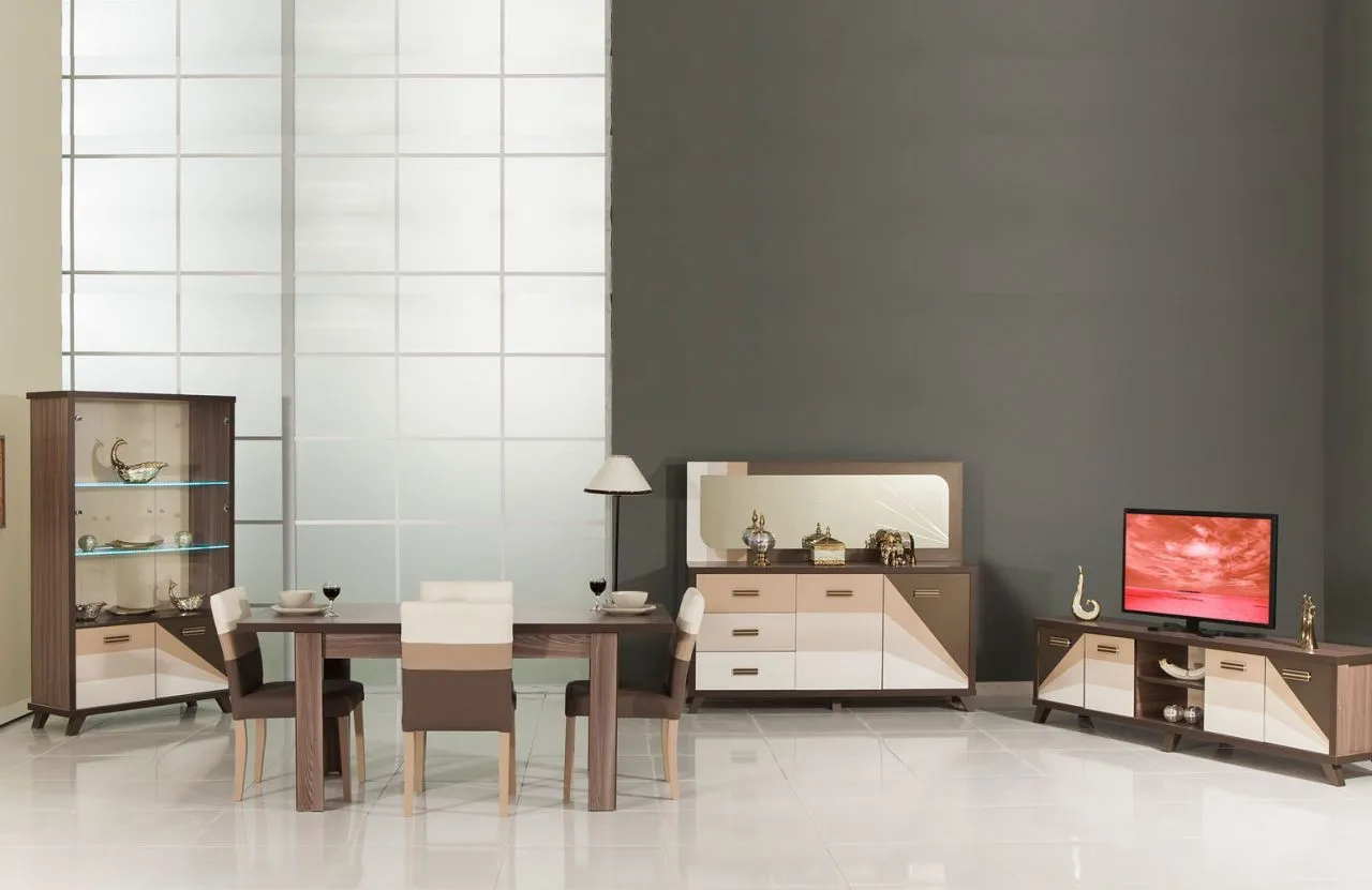 Istanbul Solid Wood Dining Room & Extendable Table Set — Furniture, Bedroom Suites, Sofa Sets & Carpets | COIDET & ATC
