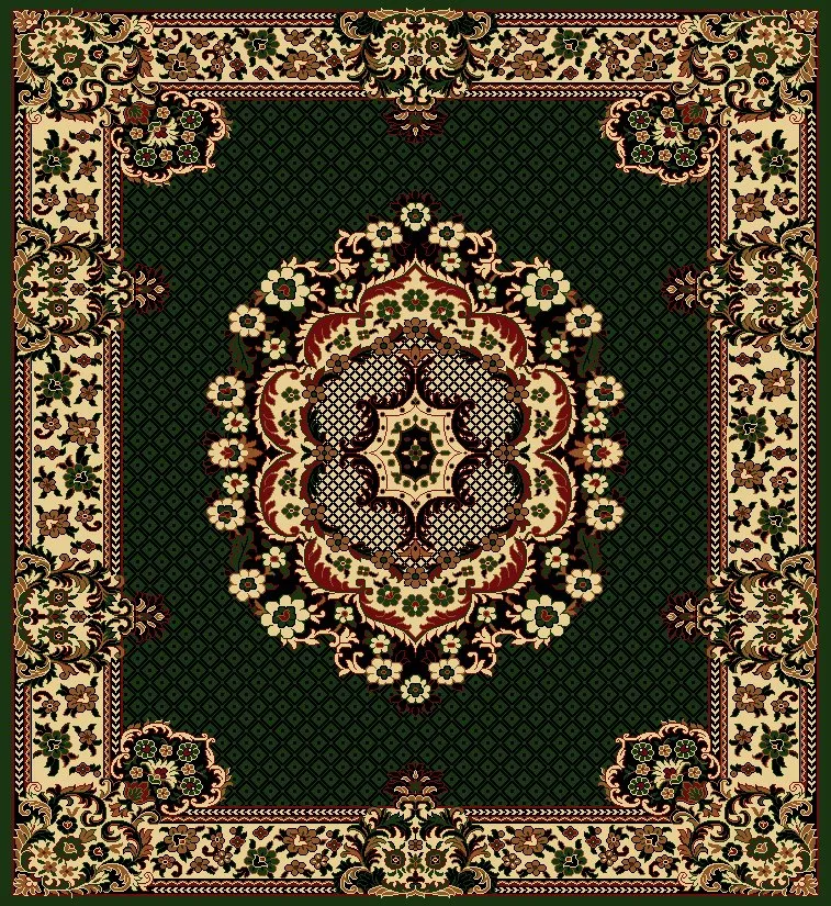 Gaziantep Woven Export Carpet No: 4003 (Green) — Furniture, Bedroom Suites, Sofa Sets & Carpets | COIDET & ATC