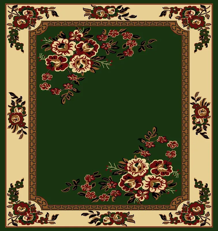 Gaziantep Woven Export Carpet No: 8224 (Green) — Furniture, Bedroom Suites, Sofa Sets & Carpets | COIDET & ATC