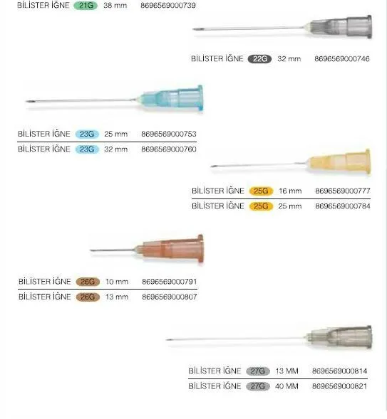 Sterile Disposable Medical Syringe & Needle Model 18 — Hospital Equipment, Clinical Furniture & Medical Supplies | COIDET & ATC