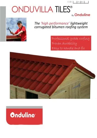 Onduline Waterproof Roofing Sheets & Accessories Model 79 — Construction Materials, Steel Security Doors & Building Profiles | COIDET & ATC