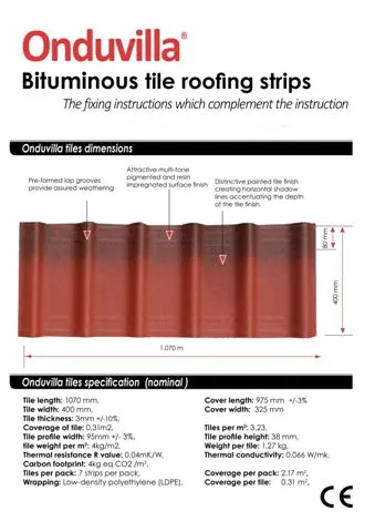Onduline Waterproof Roofing Sheets & Accessories Model 42 — Construction Materials, Steel Security Doors & Building Profiles | COIDET & ATC