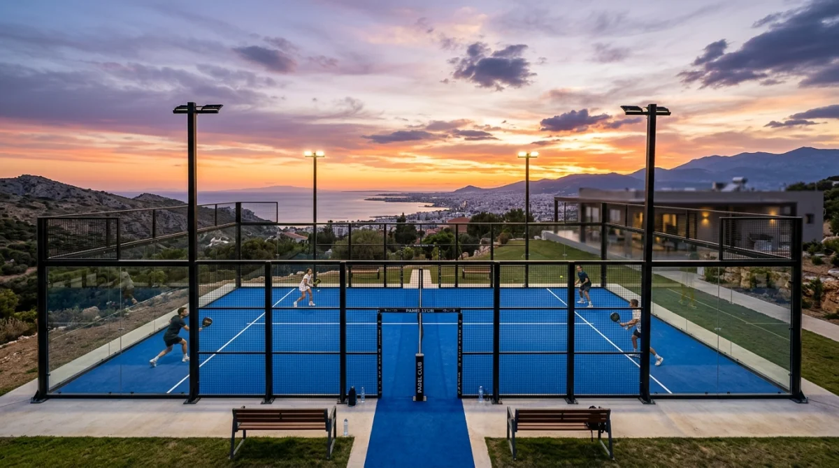 FIP Certified Panoramic Padel Court (10m x 20m) — Turnkey Padel Tennis Court Systems | COIDET & ATC