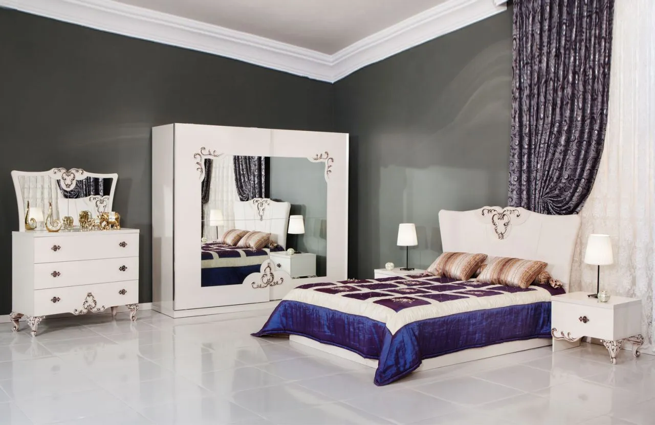 Perla Luxury Wooden Bedroom Set & Wardrobe — Furniture, Bedroom Suites, Sofa Sets & Carpets | COIDET & ATC