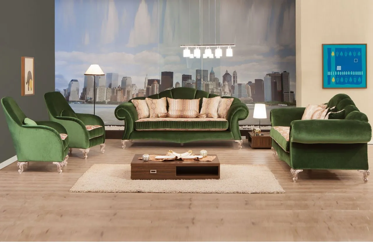 Perla Modern Chester Sofa Set (3+3+1+1) Model 2 — Inegol Export — Furniture, Bedroom Suites, Sofa Sets & Carpets | COIDET & ATC