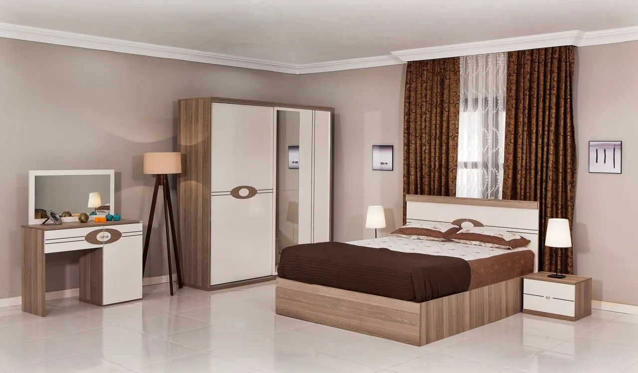 Platin Luxury Wooden Bedroom Set & Wardrobe Model 2 — Furniture, Bedroom Suites, Sofa Sets & Carpets | COIDET & ATC